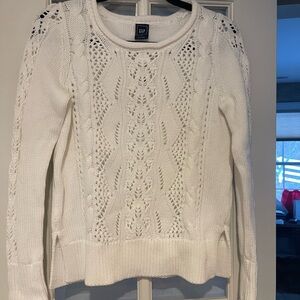 GAP Women's White RollNeck Sweater